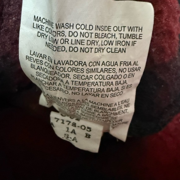 Lee Women's Red and Black Checkered Teddy Jacket - Picture 6 of 8